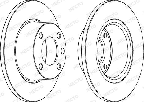Necto WN840 - Тормозной диск autospares.lv