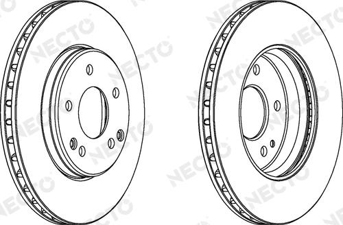 Necto WN817 - Тормозной диск autospares.lv