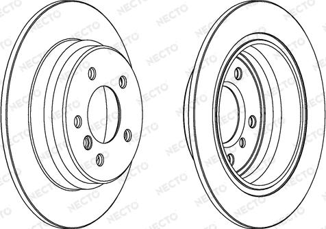 Necto WN835 - Тормозной диск autospares.lv