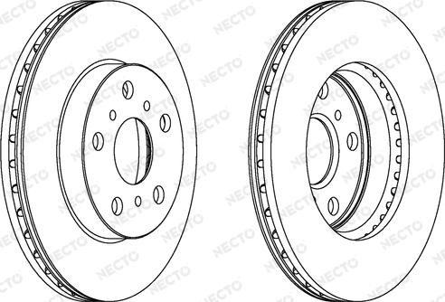 Necto WN392 - Тормозной диск autospares.lv