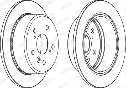 Necto WN799 - Тормозной диск autospares.lv