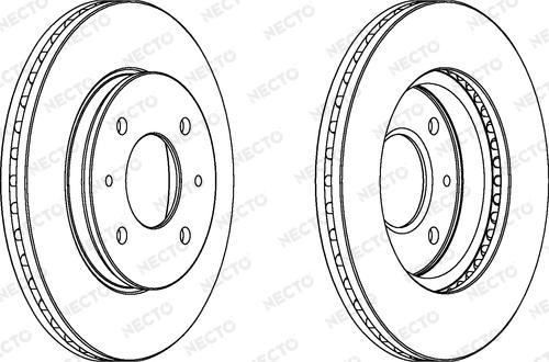 FOMAR Friction FO 2484 - Тормозной диск autospares.lv