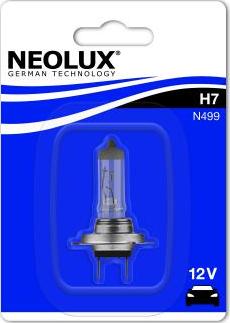 NEOLUX® N499-01B - Лампа накаливания, фара дальнего света autospares.lv