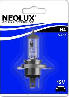 NEOLUX® N472-01B - Лампа накаливания, фара дальнего света autospares.lv