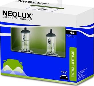 NEOLUX® N472LL-SCB - Лампа накаливания, фара дальнего света autospares.lv