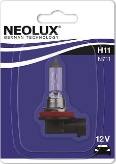 NEOLUX® N711-01B - Лампа накаливания, фара дальнего света autospares.lv