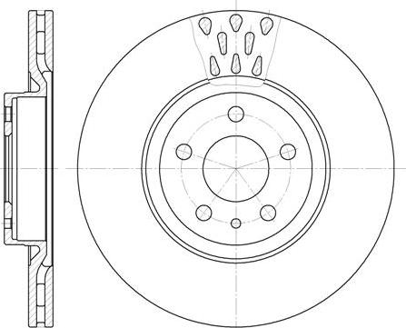 NEW BLOX NB014270V05F - Тормозной диск autospares.lv