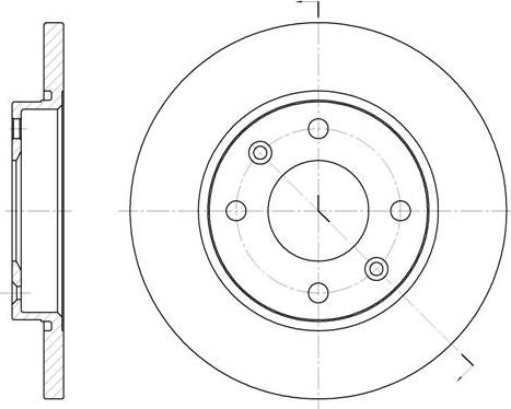 NEW BLOX NB016460S04F - Тормозной диск autospares.lv