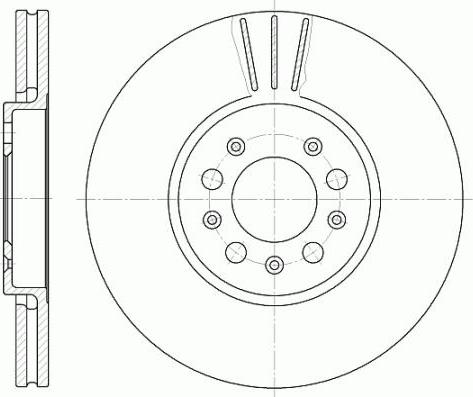 NEW BLOX NB016550V05F - Тормозной диск autospares.lv