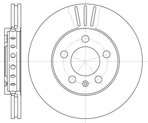 NEW BLOX NB016560V05F - Тормозной диск autospares.lv