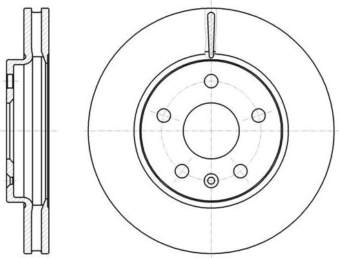 NEW BLOX NB023960V05F - Тормозной диск autospares.lv