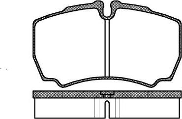 Triscan FVR 4140 - Тормозные колодки, дисковые, комплект autospares.lv