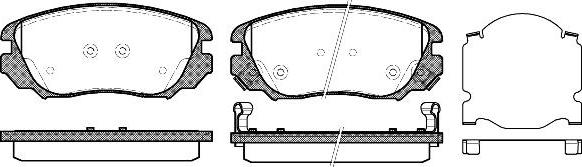 NEW BLOX NB24415V02 - Тормозные колодки, дисковые, комплект autospares.lv