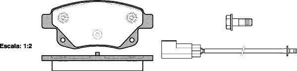 NEW BLOX NB24486V02 - Тормозные колодки, дисковые, комплект autospares.lv