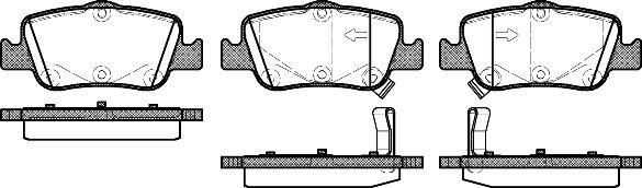 NEW BLOX NB24664V02 - Тормозные колодки, дисковые, комплект autospares.lv