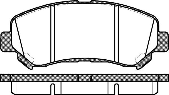 NEW BLOX NB24632S00 - Тормозные колодки, дисковые, комплект autospares.lv