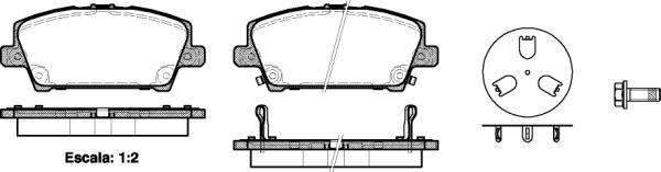 NEW BLOX NB24087V02 - Тормозные колодки, дисковые, комплект autospares.lv