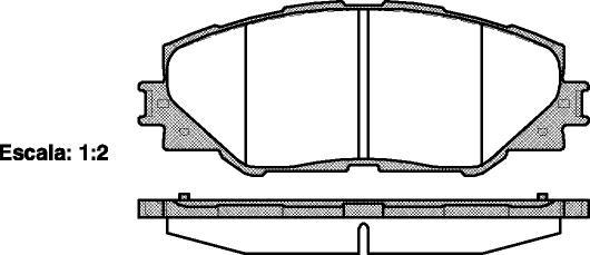 NEW BLOX NB24337N00 - Тормозные колодки, дисковые, комплект autospares.lv