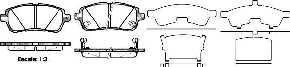 NEW BLOX NB24283V02 - Тормозные колодки, дисковые, комплект autospares.lv