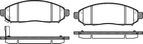 NEW BLOX NB24228T16 - Тормозные колодки, дисковые, комплект autospares.lv