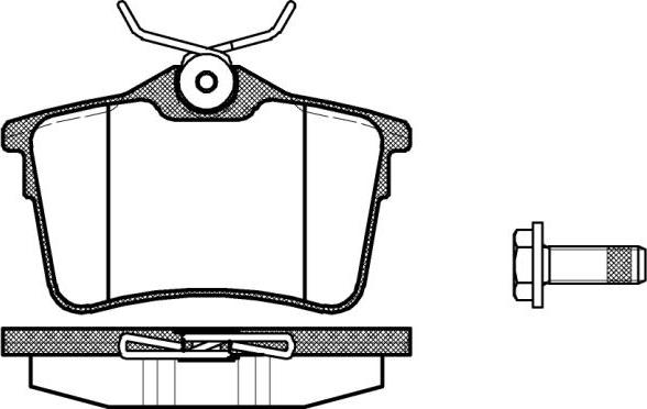 NEW BLOX NB24765N00 - Тормозные колодки, дисковые, комплект autospares.lv