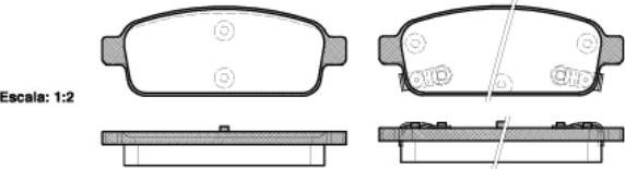 NEW BLOX NB25096S01 - Тормозные колодки, дисковые, комплект autospares.lv