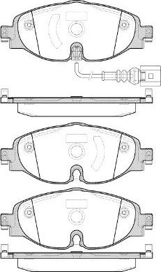 NEW BLOX NB25086V01 - Тормозные колодки, дисковые, комплект autospares.lv