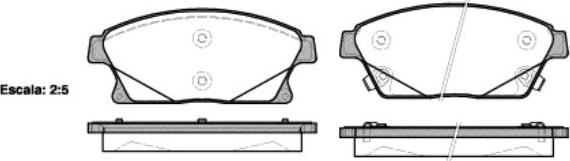 NEW BLOX NB25031S00 - Тормозные колодки, дисковые, комплект autospares.lv