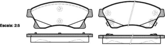 NEW BLOX NB25031S01 - Тормозные колодки, дисковые, комплект autospares.lv