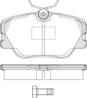 NEW BLOX NB20940V00 - Тормозные колодки, дисковые, комплект autospares.lv