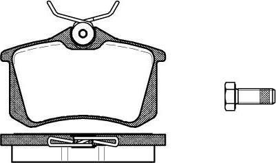 Valeo 9010051 - Тормозные колодки, дисковые, комплект autospares.lv