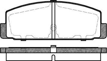 NEW BLOX NB20645N00 - Тормозные колодки, дисковые, комплект autospares.lv