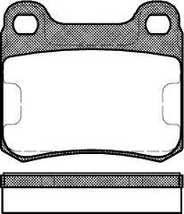 Beck/Arnley 085-1238 - Тормозные колодки, дисковые, комплект autospares.lv