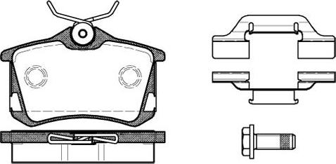 Automotor France PBP0117 - Тормозные колодки, дисковые, комплект autospares.lv