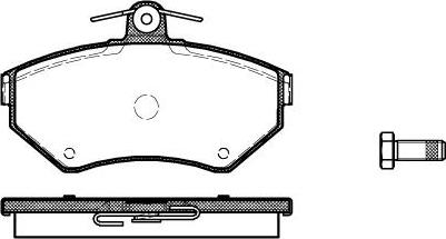 NEW BLOX NB21945T16 - Тормозные колодки, дисковые, комплект autospares.lv