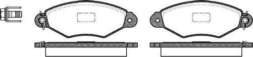 NEW BLOX NB21980V00 - Тормозные колодки, дисковые, комплект autospares.lv