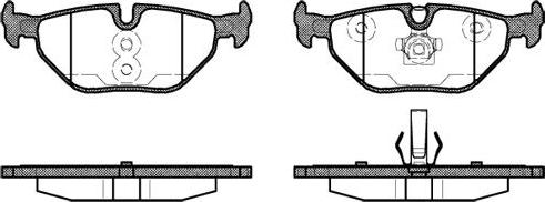 NEW BLOX NB21934A03 - Тормозные колодки, дисковые, комплект autospares.lv