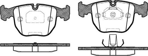 NEW BLOX NB21486A01 - Тормозные колодки, дисковые, комплект autospares.lv