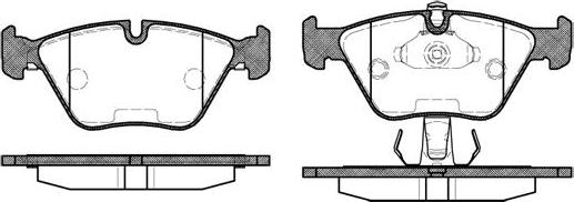 NEW BLOX NB21677A02 - Тормозные колодки, дисковые, комплект autospares.lv