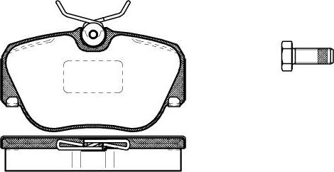 NEW BLOX NB21055V00 - Тормозные колодки, дисковые, комплект autospares.lv