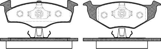 NEW BLOX NB21866T19 - Тормозные колодки, дисковые, комплект autospares.lv