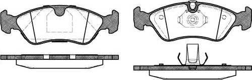 NEW BLOX NB21862A02 - Тормозные колодки, дисковые, комплект autospares.lv