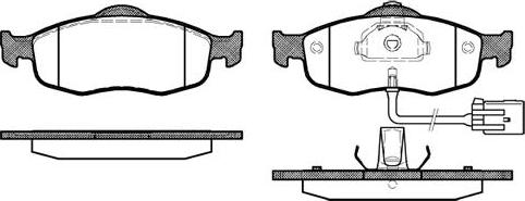 NEW BLOX NB21395V02 - Тормозные колодки, дисковые, комплект autospares.lv