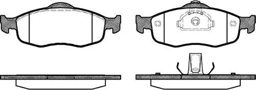 NEW BLOX NB21396V00 - Тормозные колодки, дисковые, комплект autospares.lv