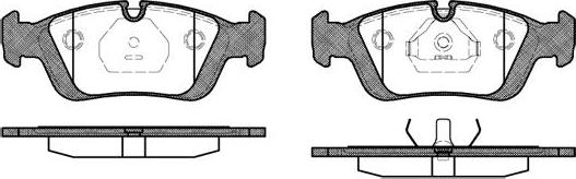 NEW BLOX NB21292A00 - Тормозные колодки, дисковые, комплект autospares.lv