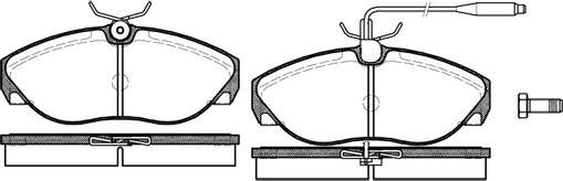 NEW BLOX NB21797V02 - Тормозные колодки, дисковые, комплект autospares.lv