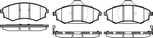 NEW BLOX NB21725T17 - Тормозные колодки, дисковые, комплект autospares.lv