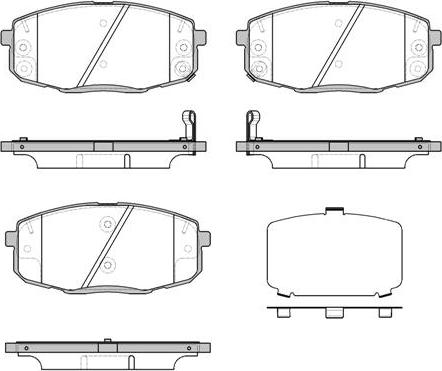 NEW BLOX NB23966T17 - Тормозные колодки, дисковые, комплект autospares.lv