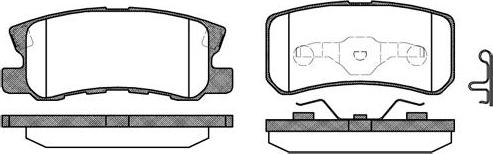 NEW BLOX NB23582S00 - Тормозные колодки, дисковые, комплект autospares.lv