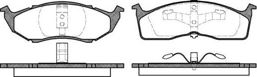 NEW BLOX NB23043N00 - Тормозные колодки, дисковые, комплект autospares.lv